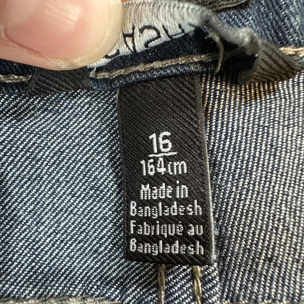 Silver Jeans Co Sasha Skinny Jeans Girls 16 Blue Eco Denim Slim Fit NWT - Picture 10 of 16